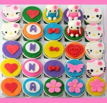 Bộ Cupcake Kitty Đa Sắc Màu